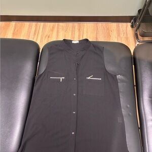 Love Riche Black Sleeveless Top